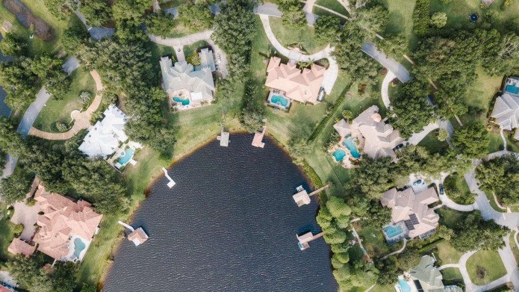 real estate drone photography